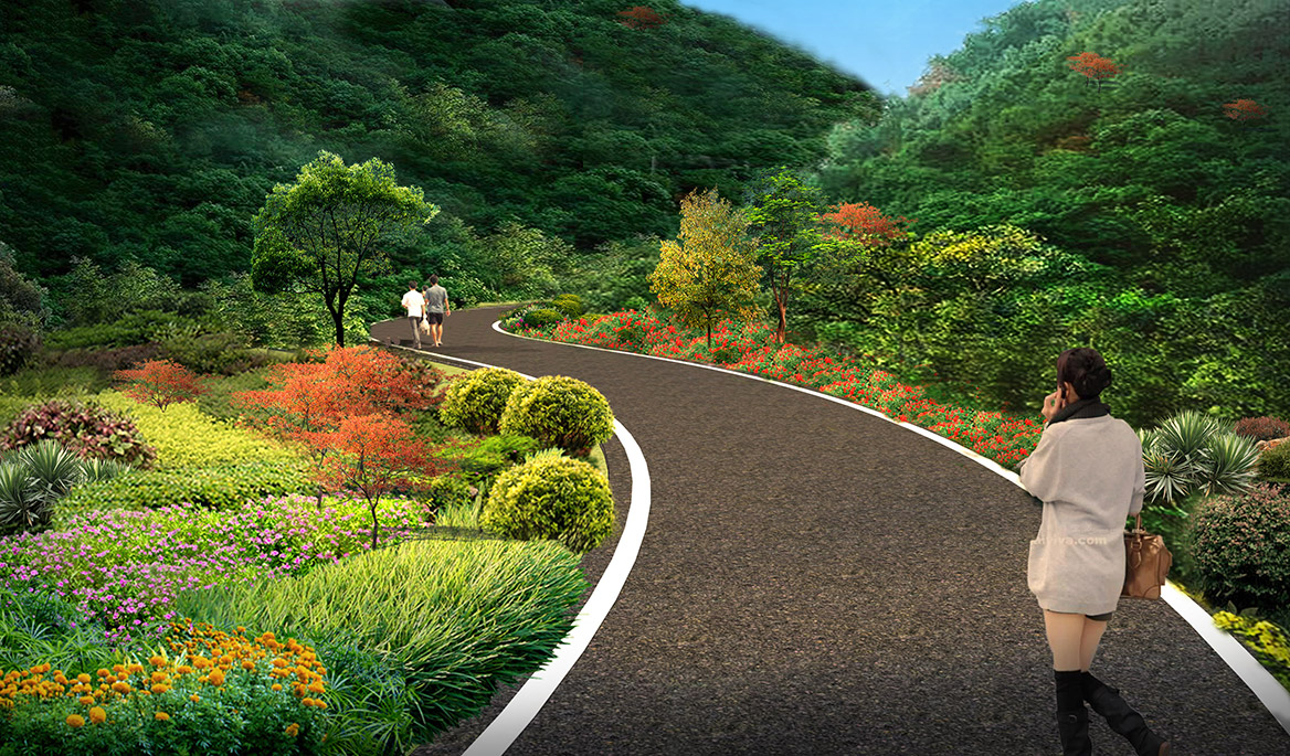 張家界懸崖花開養生谷總體規劃設計效果圖6