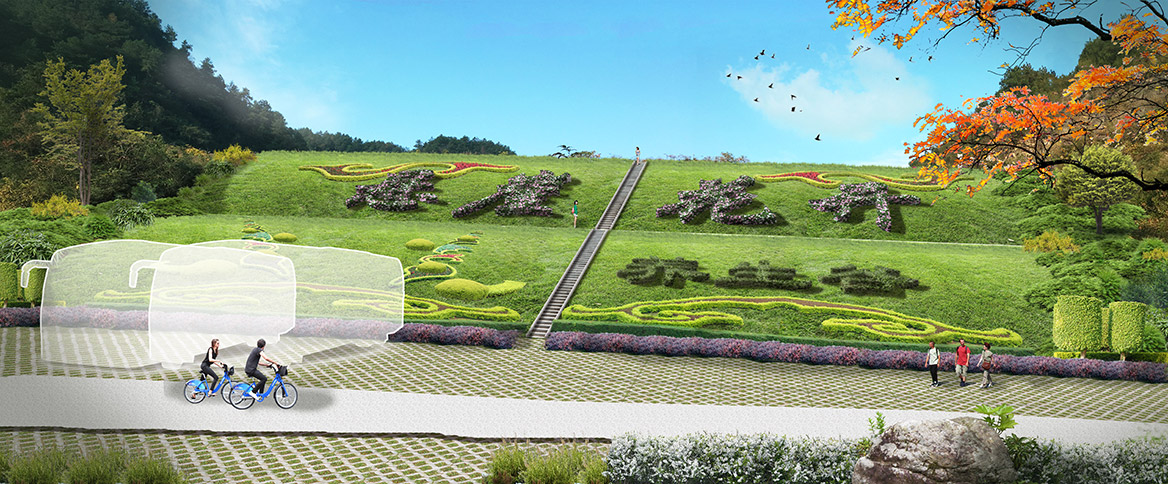 張家界懸崖花開養生谷總體規劃設計改造后入口