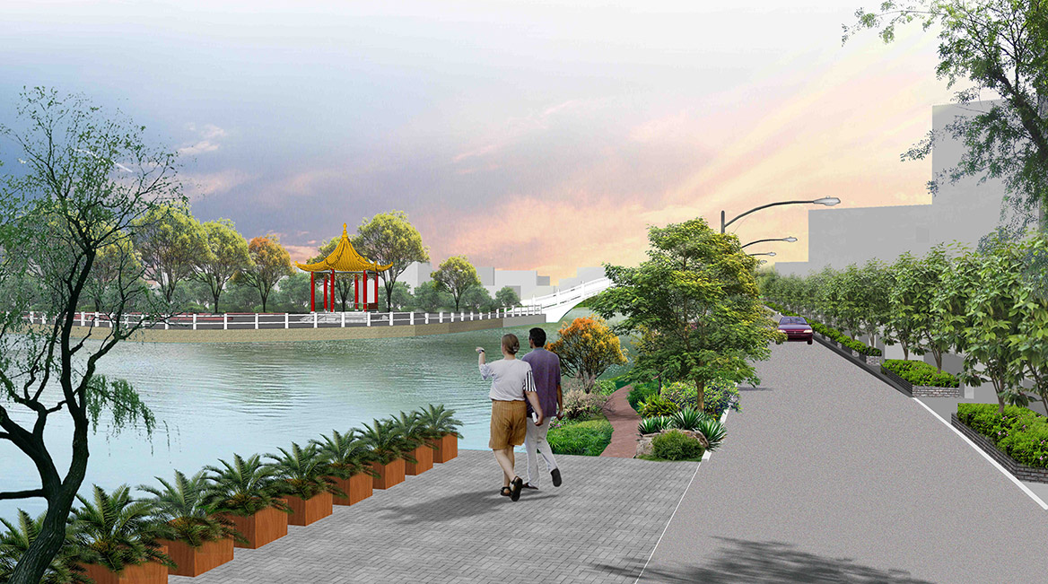 洪梅鎮洪屋渦村美麗幸福村居建設行動計劃項目效果圖1