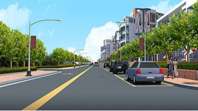 園林景觀設計中的車道設計規范