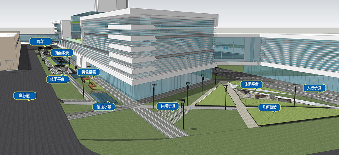 中山蒂森電梯廠景觀規劃設計景觀功能分析二