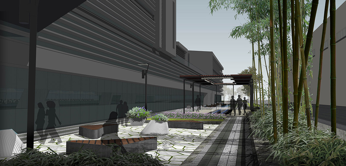 中山蒂森電梯廠景觀規劃設計效果圖五