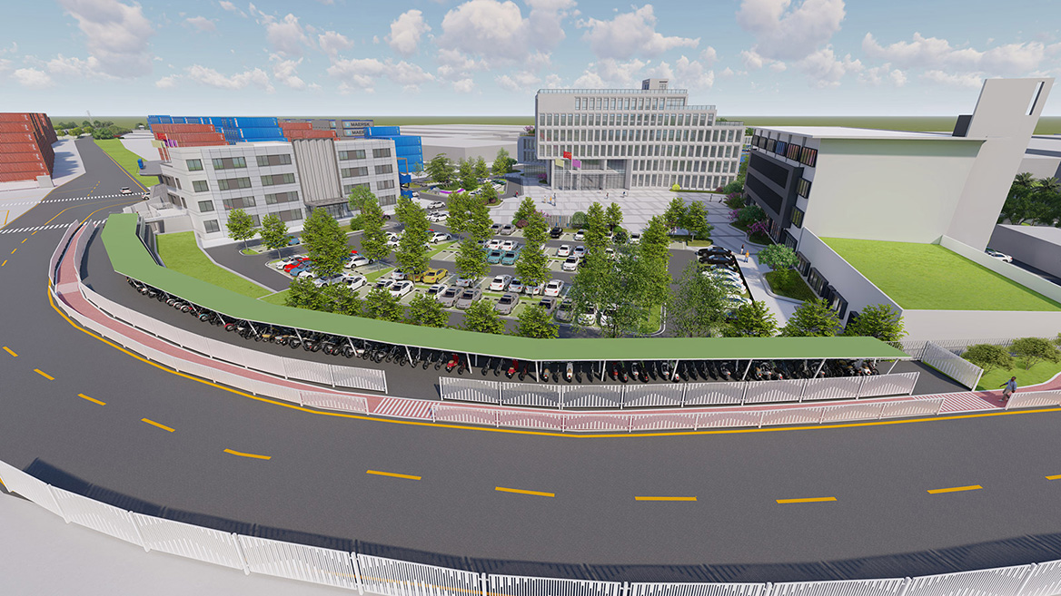 工業園沿江區域美化項目景觀設計案例4