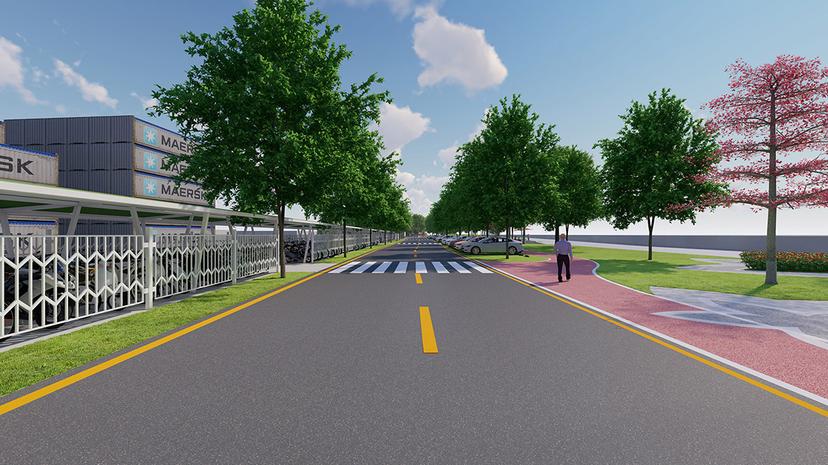 工業園沿江區域美化項目景觀設計案例6