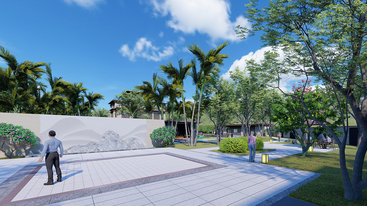 別墅區景觀設計案例2