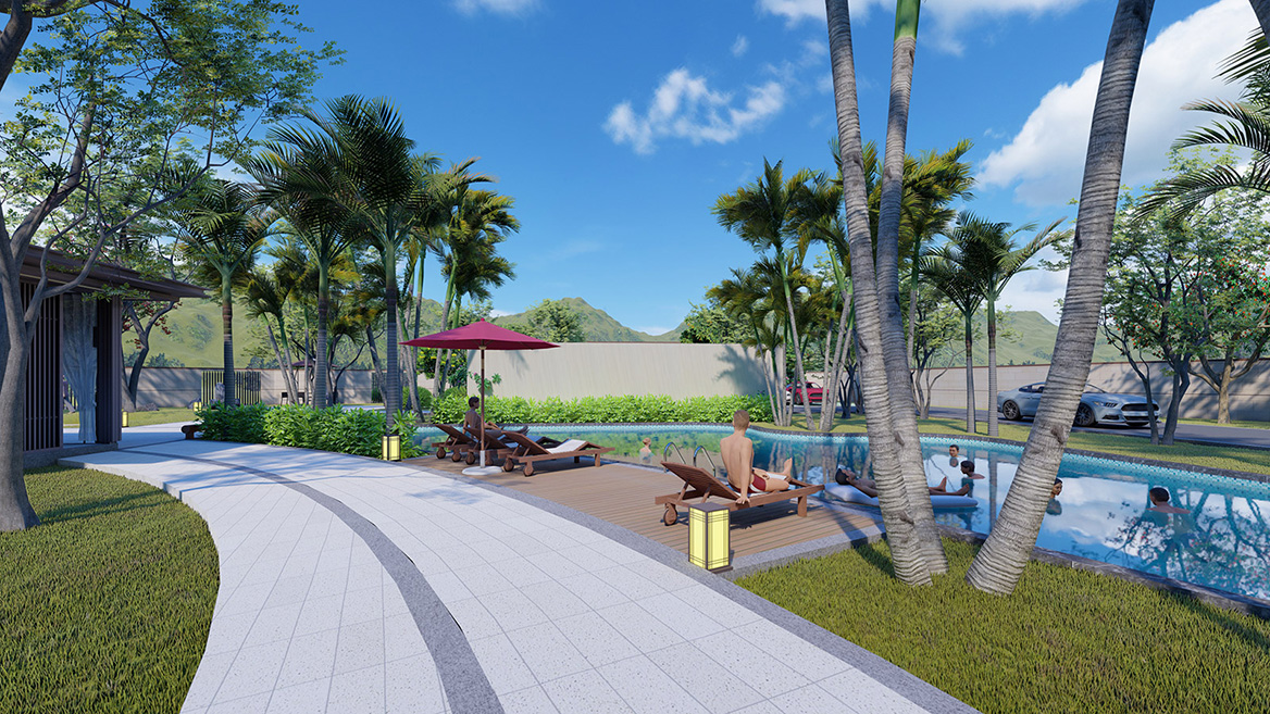 別墅區景觀設計案例5