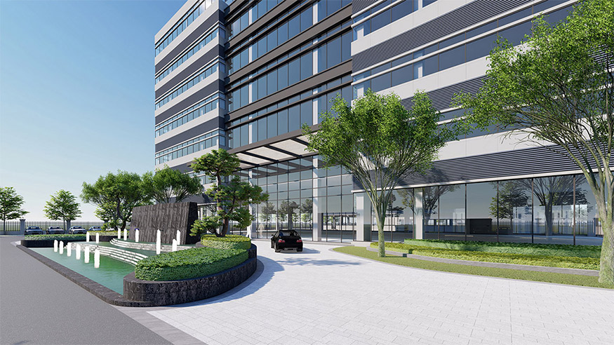 科技公司廠區景觀設計